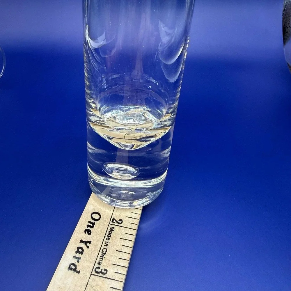 Crown Corning Horizon Bud Vase Set 8" & 10" Vintage Australian Crystal Glass-Box - Picture 11 of 13